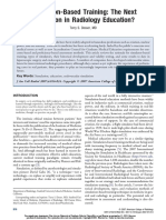 Desser 2007. Simulation-Based Training The Next Revolution in Radiology Education