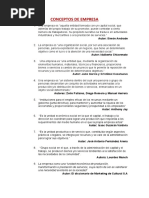Conceptos de Empresa