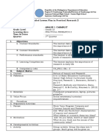 Semi Detailed Lesson Plan in Practical Research 2 Week 2