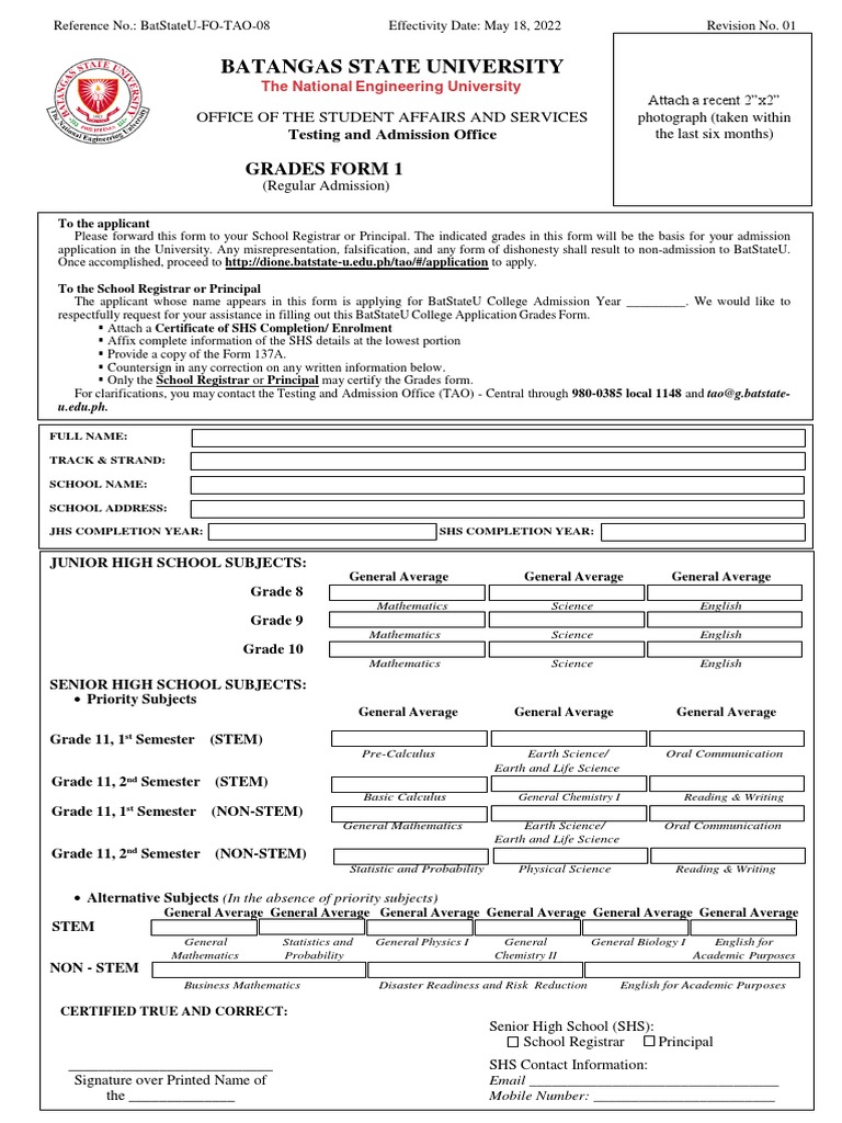 What Does Regular Admission Mean