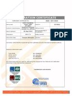 0606 - 1555 Insulation Tester 10KV (FLUKE) - Southern Province Cement Co. (SPCC) - 3274021 (Cer. & Rep.)