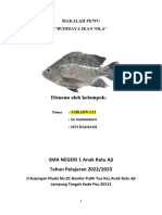 Makalah Budidaya Dan Pengolahan Ikan Nil