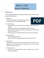 Modul Bahasa Indonesia