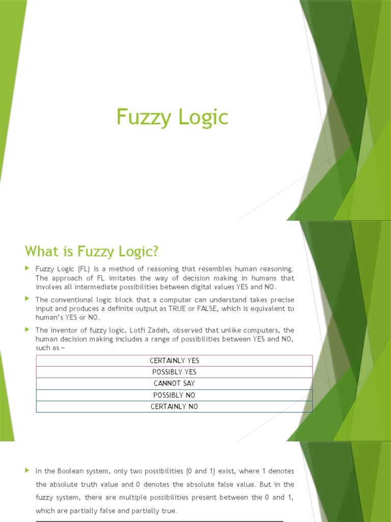 Fuzzy Logic System Architecture Explained | PDF | Fuzzy Logic | Logic
