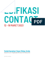 Edifikasi 12 Maret 2023 Sederhanakan Gaya Hidup Ben