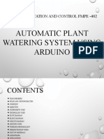 Automatic Plant Watering System Final Presentation