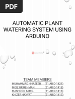 Automatic Plant Watering System