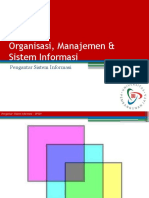 Slide SIF101 Organisasi Manajemen Sistem Informasi