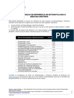 T-DRC-31 Tabela de Precos de Referencia Estomatologia R1 Abr2022