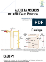 ABORDAJE DE LA ACIDOSIS METABOLICA en Pediatría