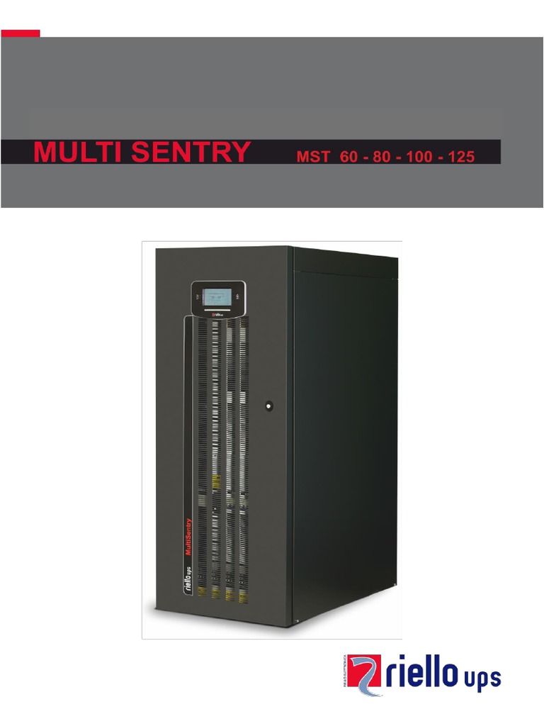 Riello MST 60 UPS User Manual | PDF | Switch | Power Supply