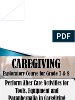 Perform Aftercare Activities For Tools