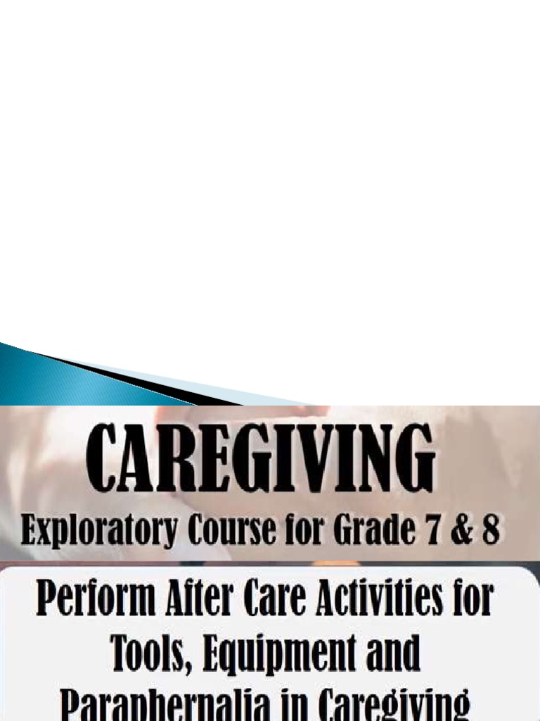 Perform Aftercare Activities For Tools PDF Washing Machine Materials