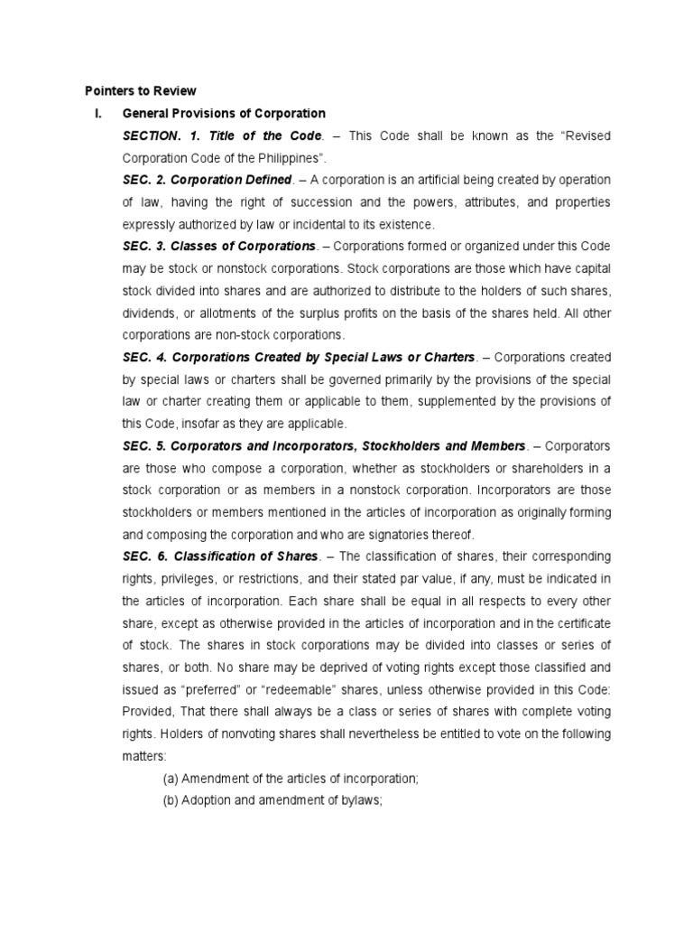 pointers-to-review-law-1-pdf-stocks-corporations