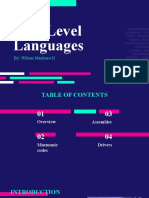 Low Level Languages