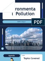 Pollution Environments and 2.1 Water Environment