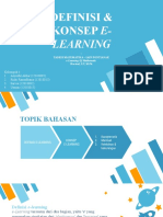 Kel.1 Definisi & Konsep E-Learning