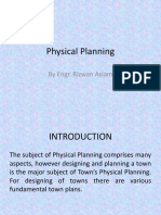 Lec 02 Physical Planning