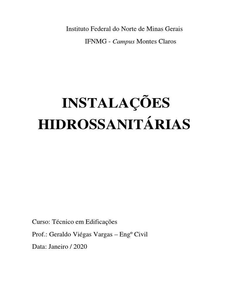 Apostila instala es hidrossanit rias gg ifnmg set 2020 pdf