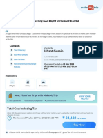 Amazing Goa Flight Inclusive Deal 3N (21-03-2023T1720) - QuoteId-25066583