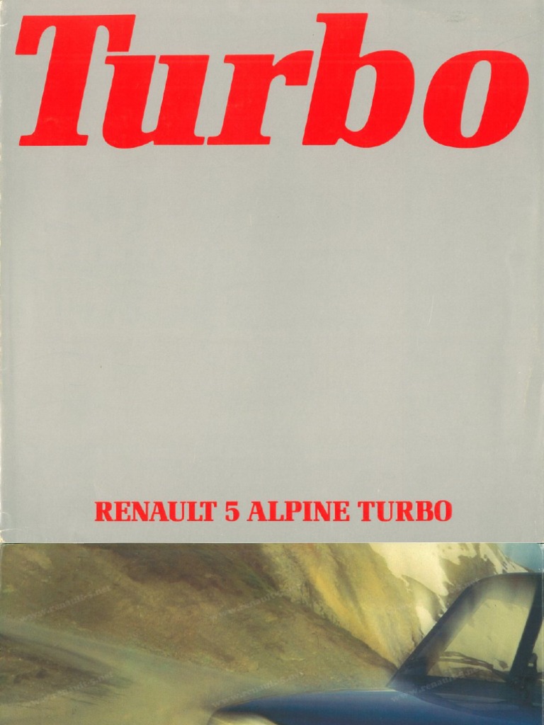 Catalogue 1982 TURBO PDF