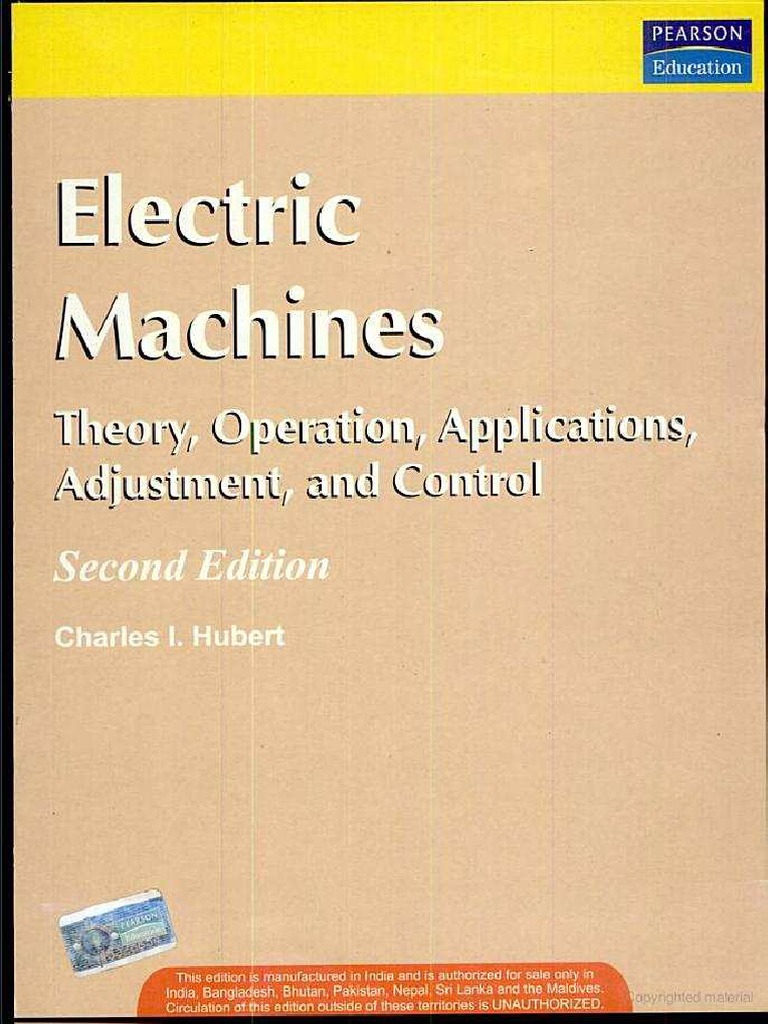 Electrical Machines by Charles I Hubert PDF