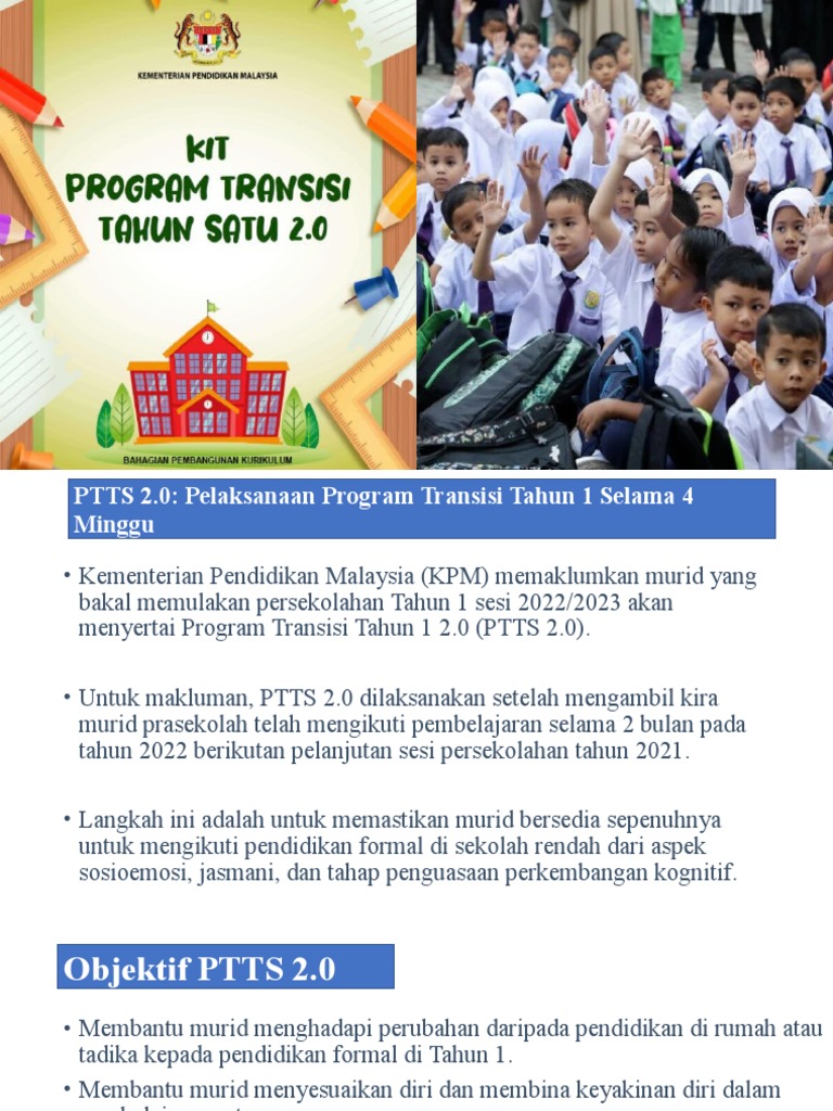 Slide Transisi Tahun 1 2023 | PDF