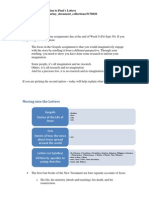 Handout 7 - Introduction To Paul's Letters