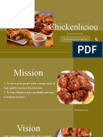 Chickenliciou S: Presentation by
