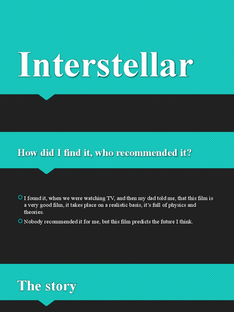 Interstellar Pdf