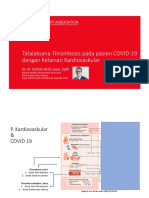 PERKI - Tatalaksana Thrombosis Pada Pasien COVID - 19 Dengan Kelainan Kardiovaskular