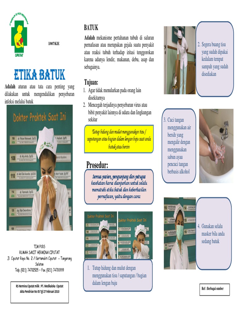 Leaflet Etika Batuk Pdf