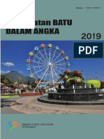 Kecamatan Batu Dalam Angka 2019