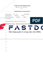 Fastdo - Biên bản bàn giao tài sản