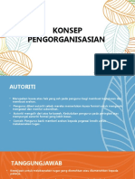 Konsep Pengorganisasian