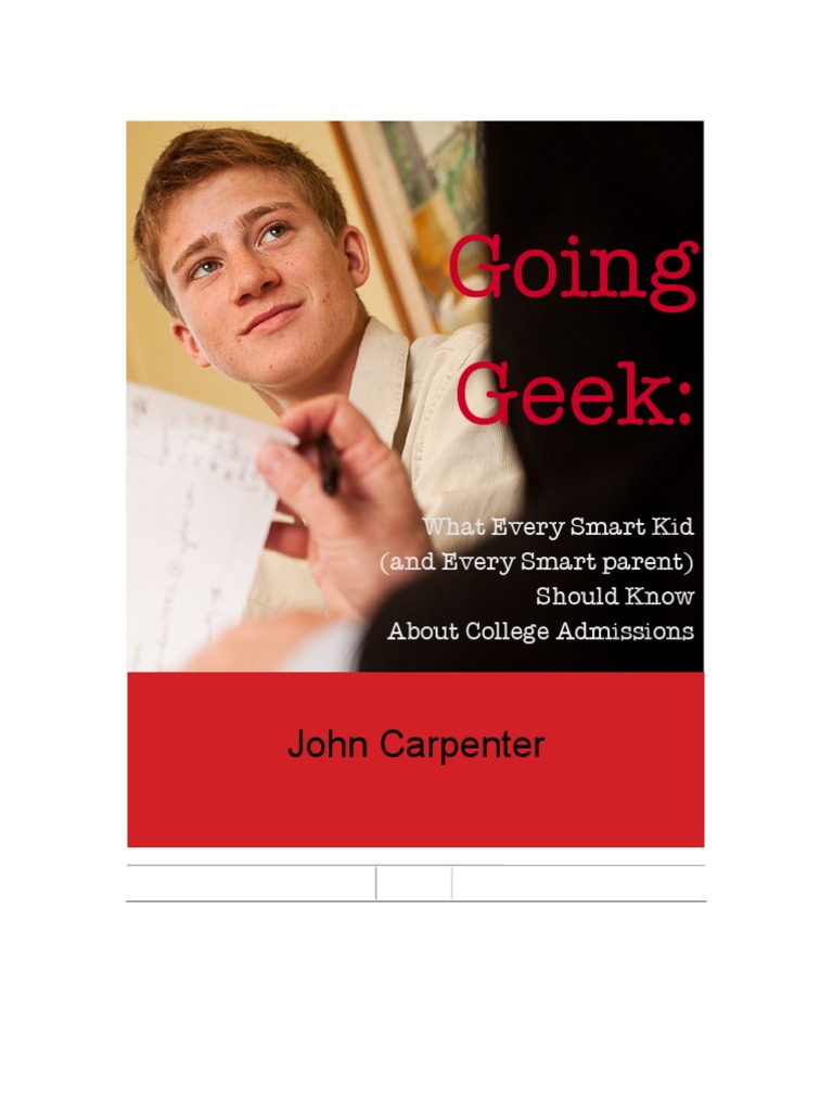 College Admissions for Smart Kids | PDF | College Admissions In The ...