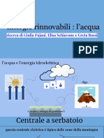 Energia Rinnovabile Acqua