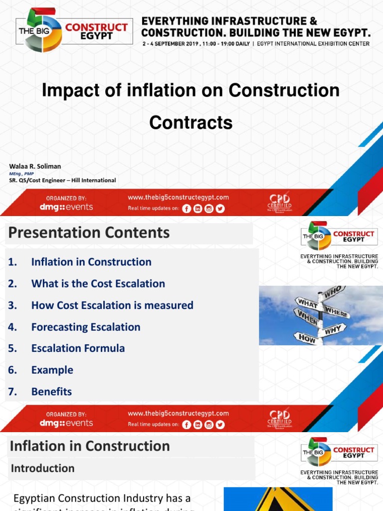 Impact of Inflation On Construction Contracts | PDF | Inflation | Index ...