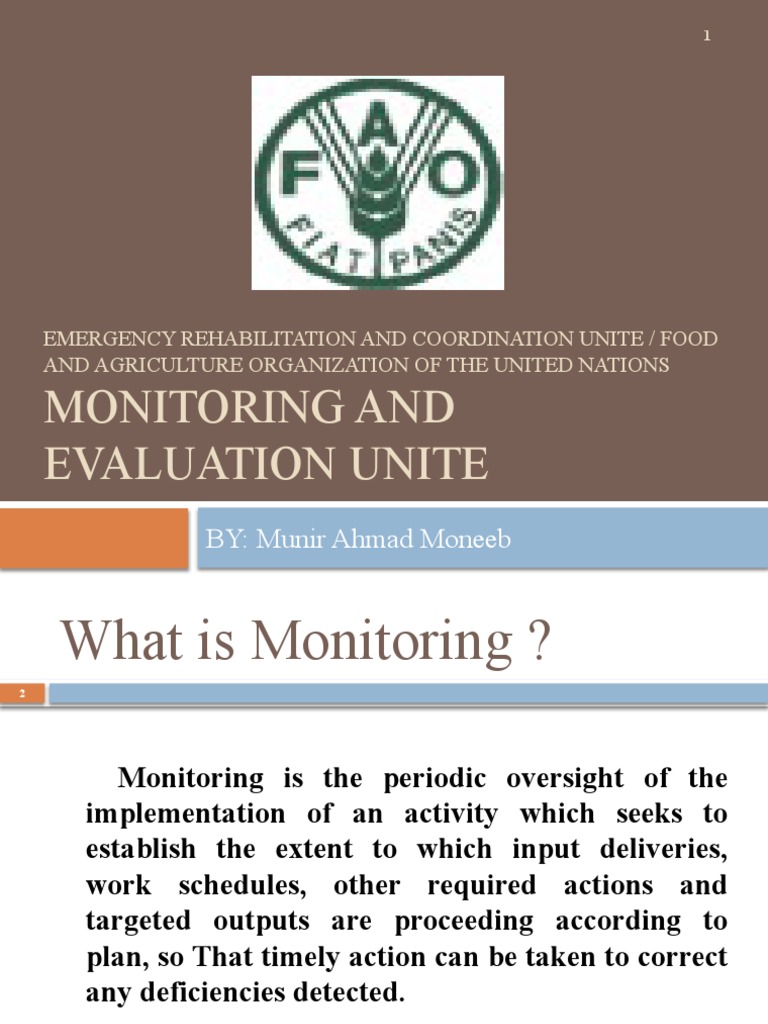 Monitoring and Evaluation PDF Data Survey Methodology