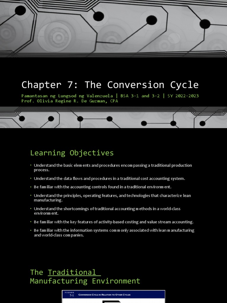 Chapter+7+ +the+Conversion+Cycle | PDF | Lean Manufacturing ...