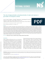 The Role of Oligosaccharides and Polysaccharides of Xylan and Mannan in Gut Health of Monogastric Animals