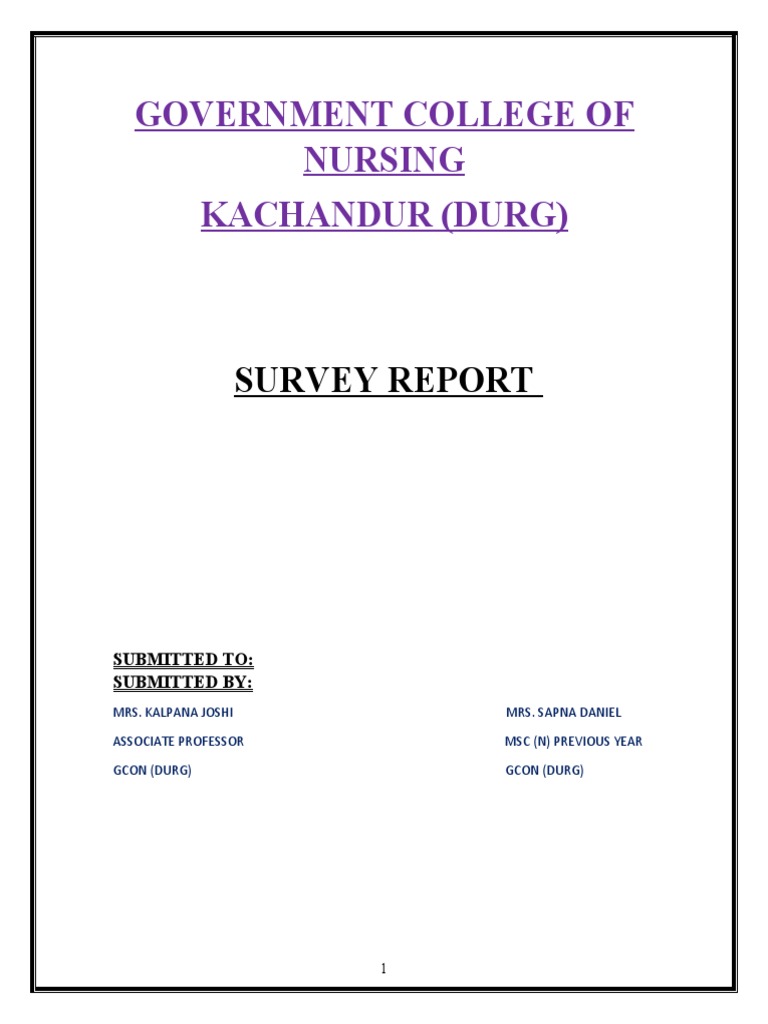 Final Survey Pdf