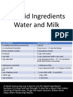 Liquid Ingredients BPP