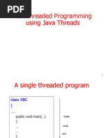 Multithreaded Programming Using Java Threads