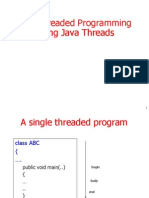 Multithreaded Programming Using Java Threads