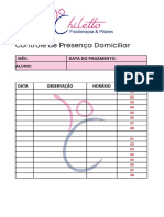 Controle de Presença Domiciliar