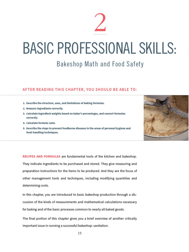 Bakeshop Math and Formula Basics | PDF