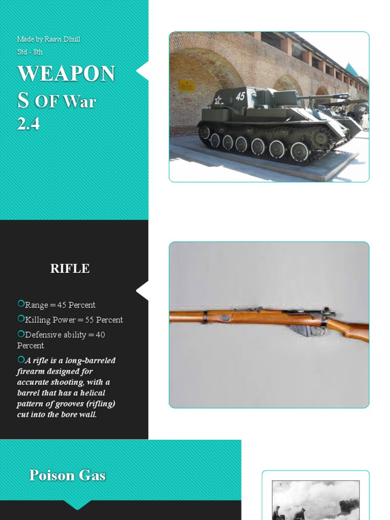 Weapons of War History | PDF | Tanks | Gun Barrel
