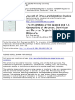 Integration of Second and 1.5 Generation Migrants in Spain