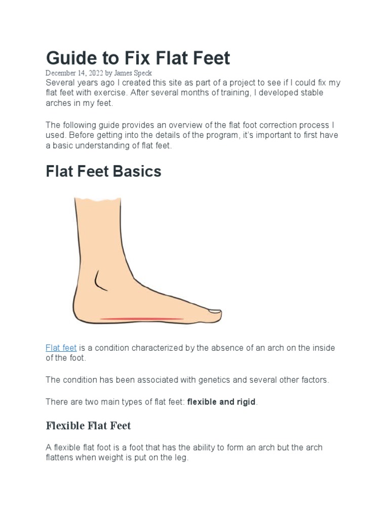 Can You Fix Flat Feet Expert Solutions and Treatment Options